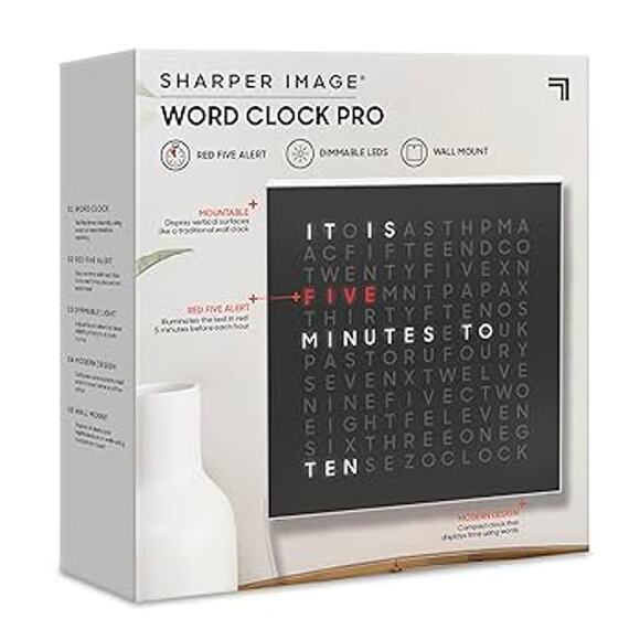 Sharper Image Word Clock Pro - Picture 1 of 5